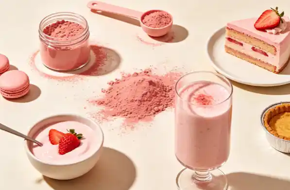 How to Use Freeze Dried Strawberry Powder in Bakery and Dairy Products How to Use Freeze Dried Strawberry Powder in Bakery and Dairy Products